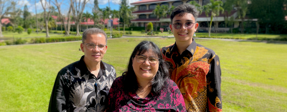 AIIAS Welcomes Dr. Youssry and Mrs. Joan Guirguis with their son.